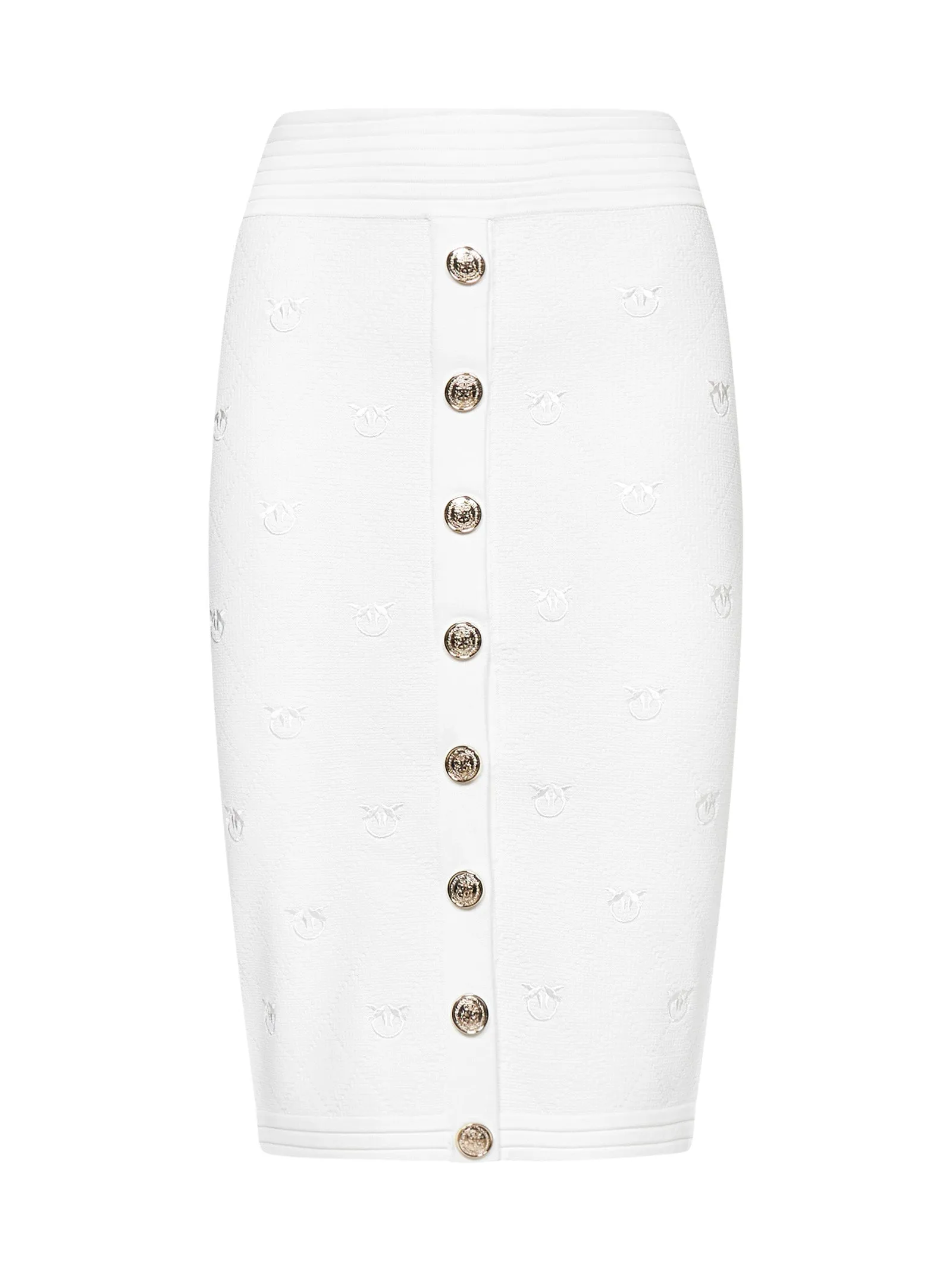 Pinko High Waist Knit Pencil Skirt