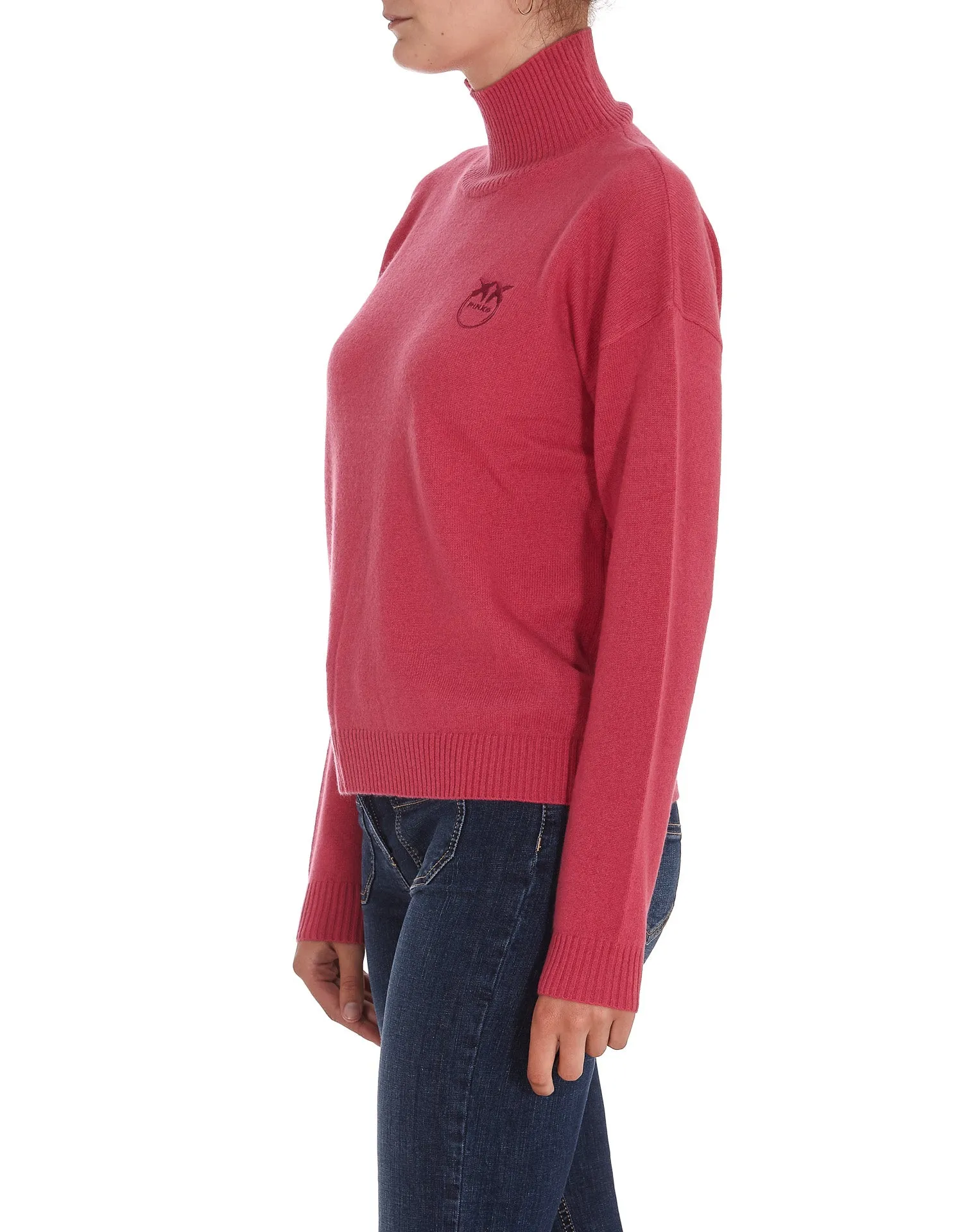 Pinko Logo Embroidered Knit Sweater