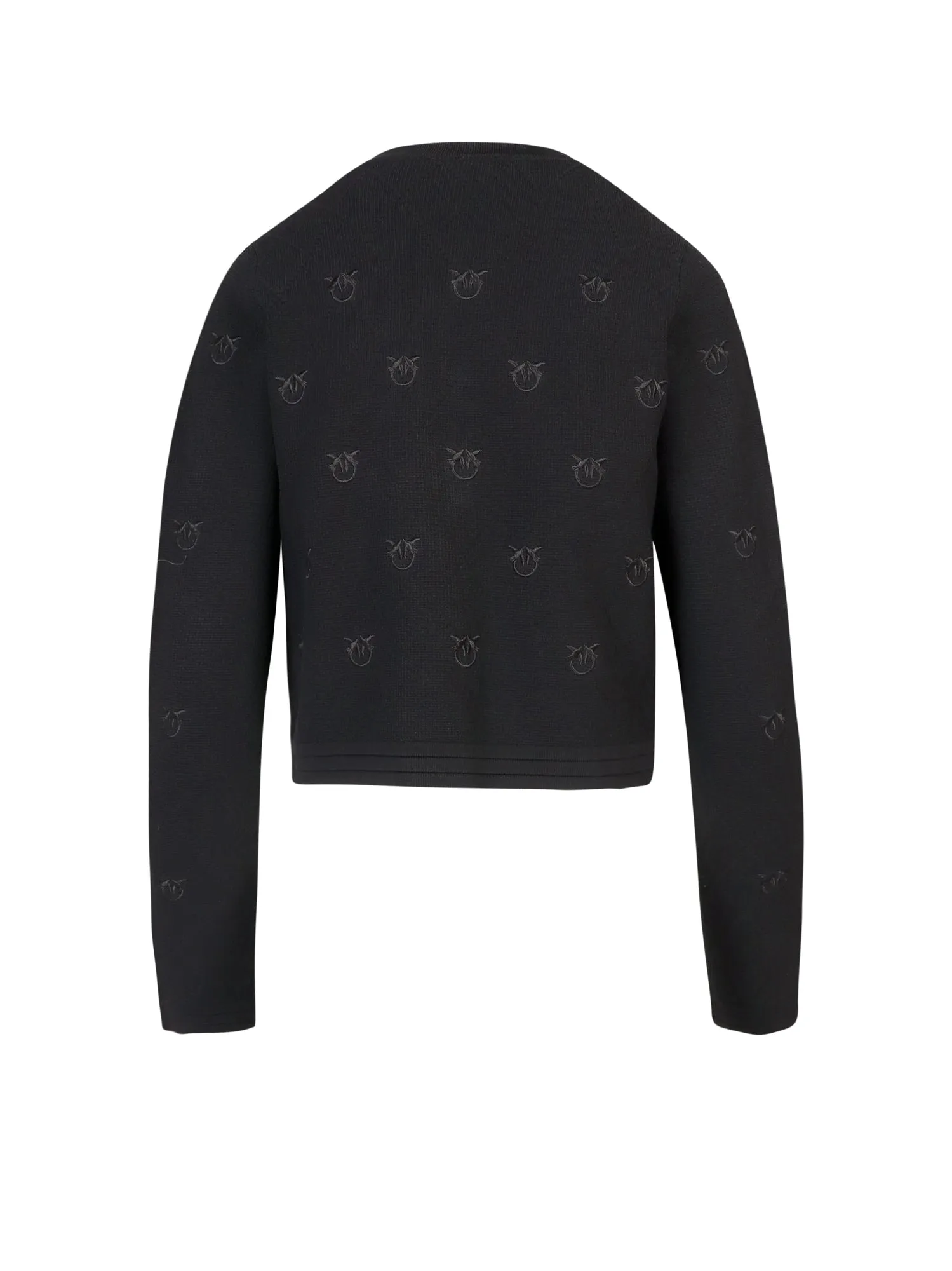 Pinko Love Bird Embroidered Knit Cardigan