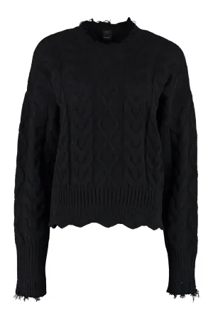 Pinko Maxi Cable-Knit Jumper