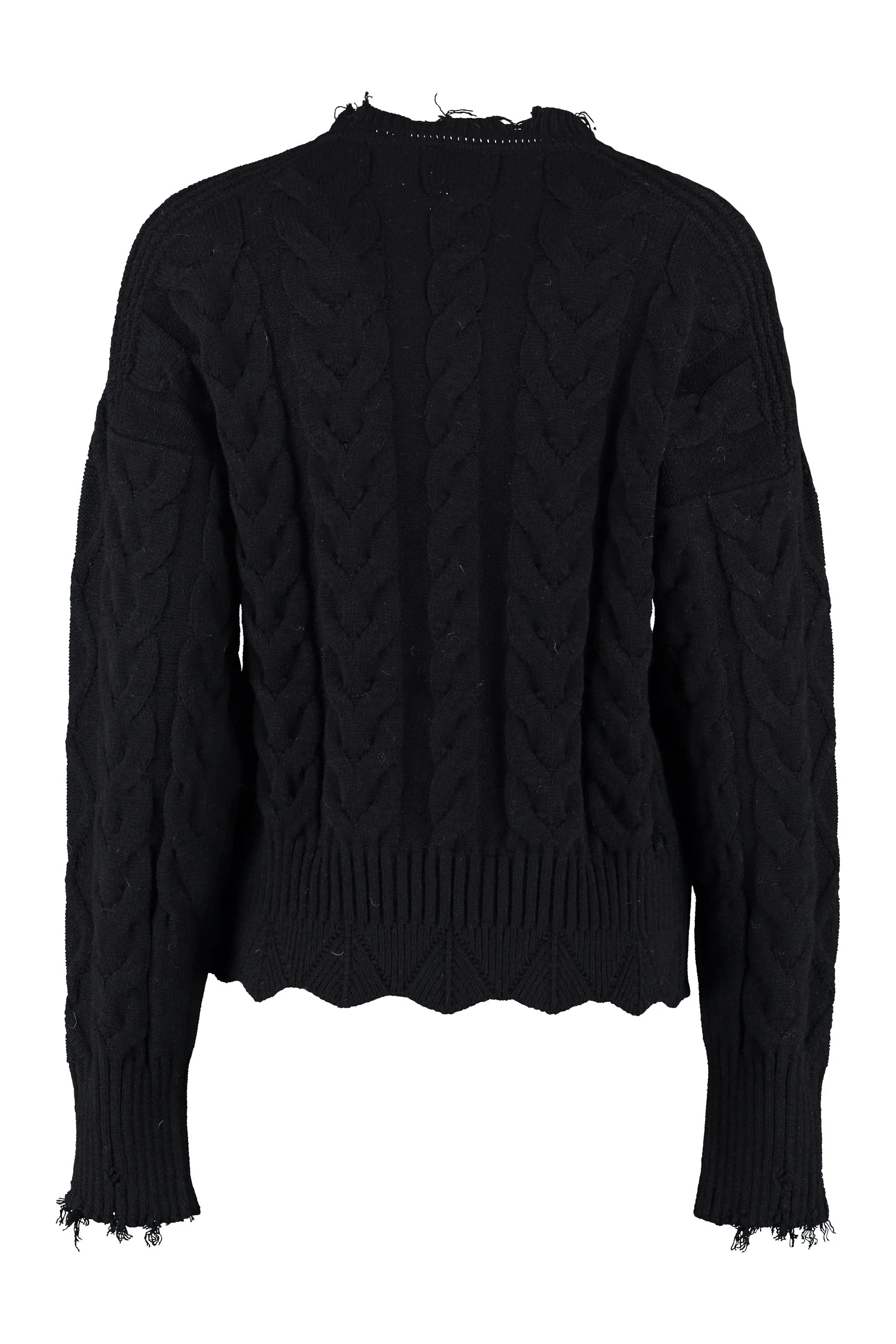 Pinko Maxi Cable-Knit Jumper