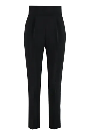 Pinko Natalia High-Waisted Cropped Trousers
