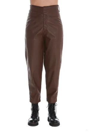 Pinko Shelby Faux Leather Trousers