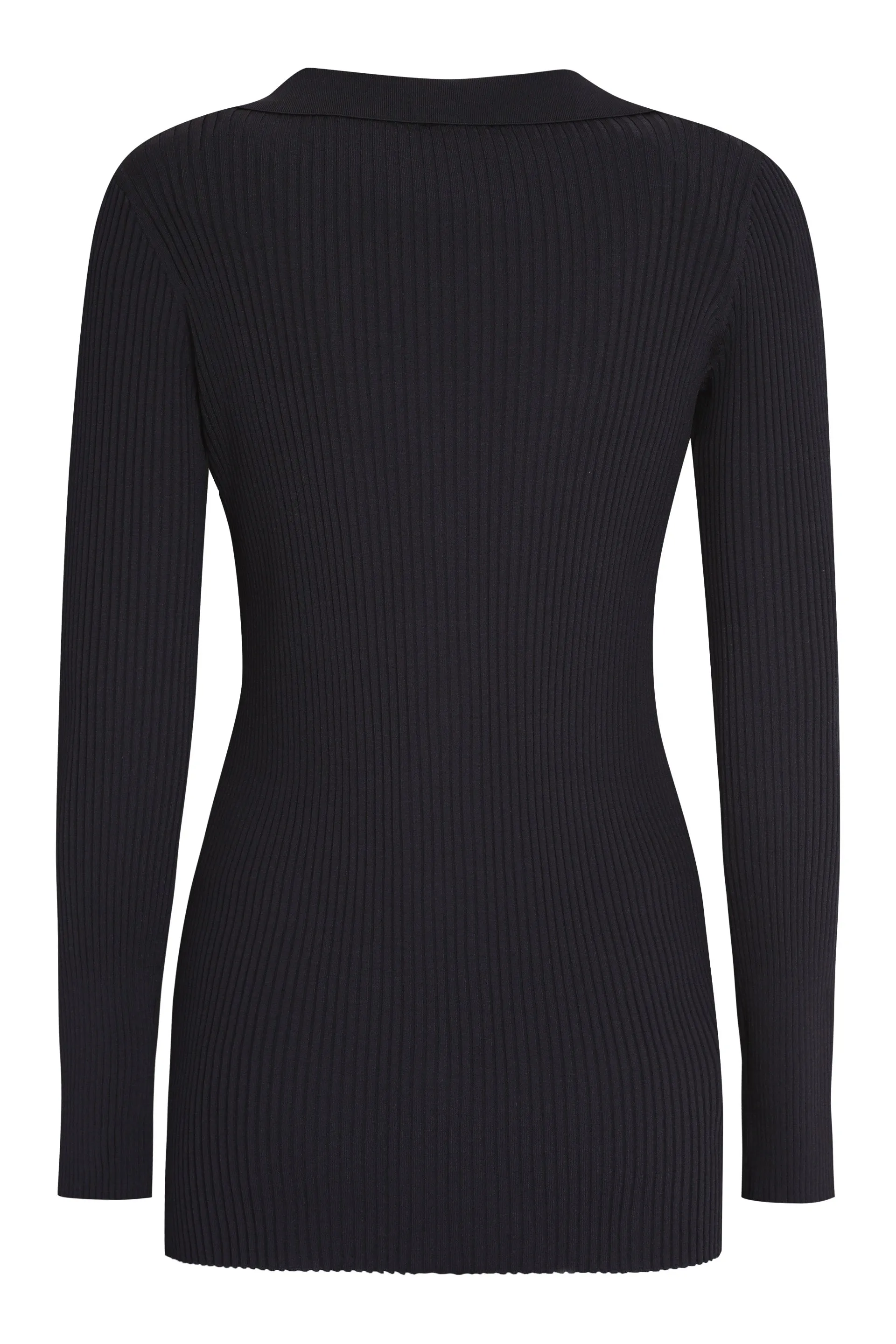 Pinko Slim Fit Rib-Knit Cardigan