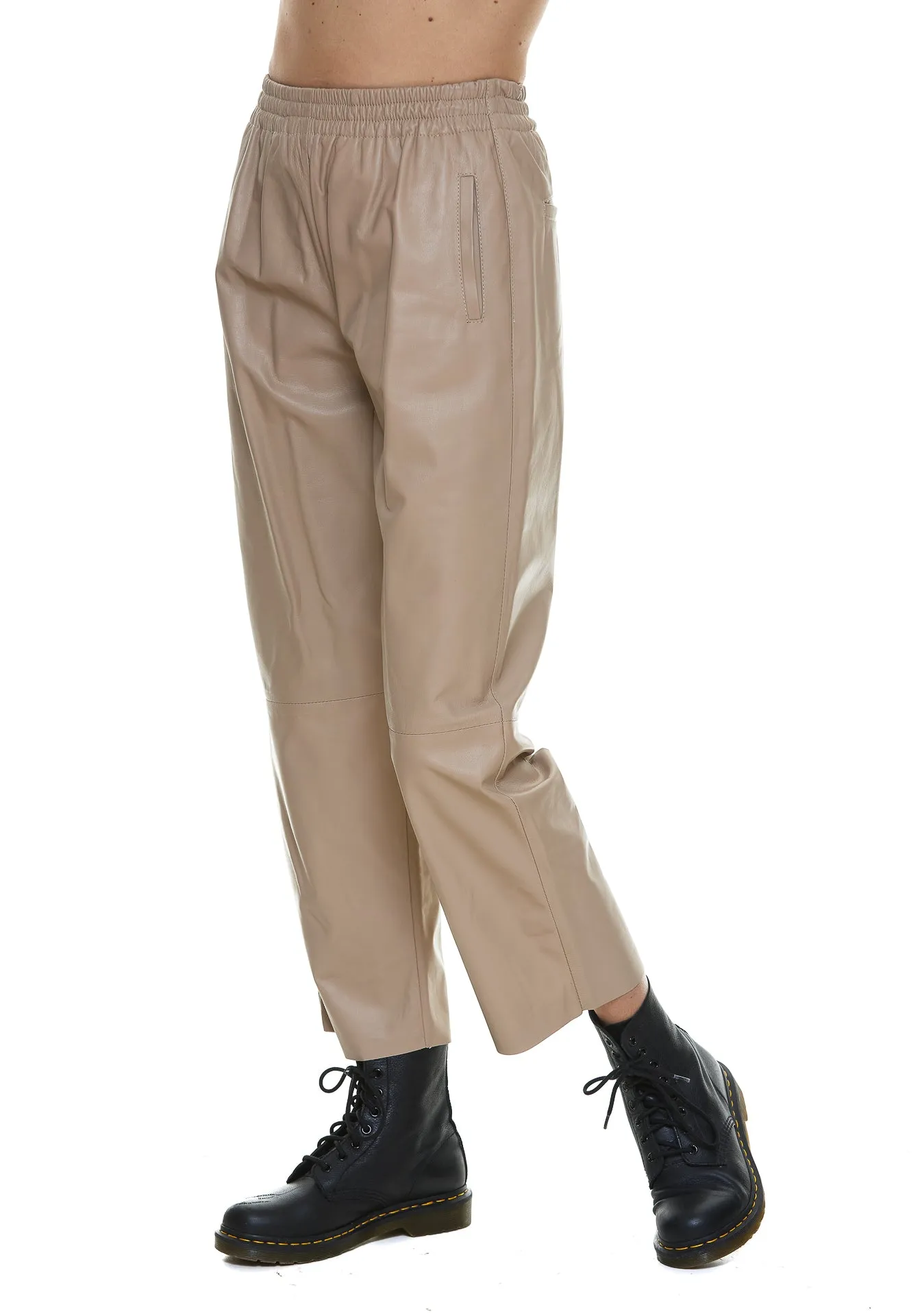 Pinko Straight Leg Cropped Pants