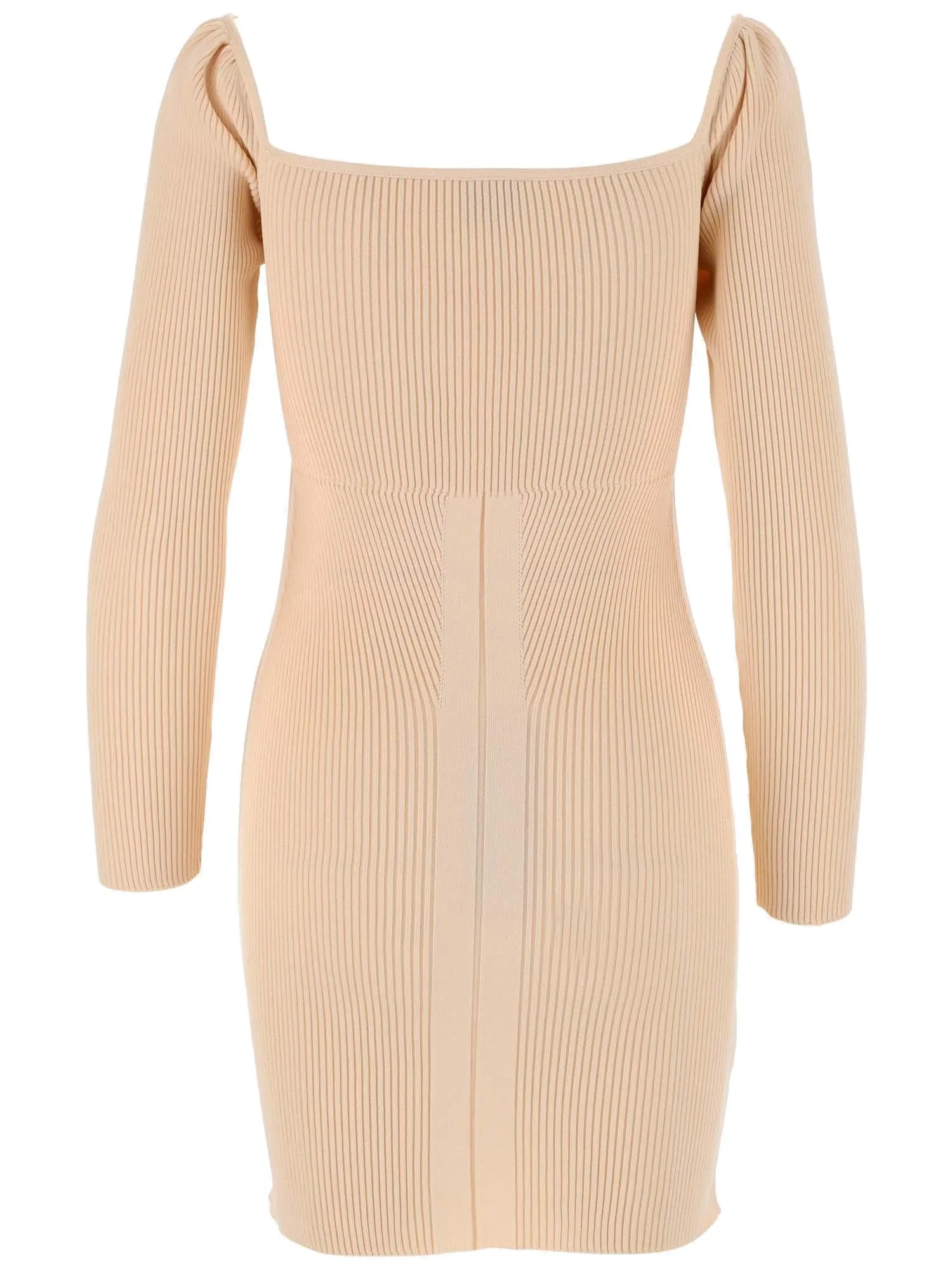 Pinko Sweetheart Ribbed-Knit Mini Dress