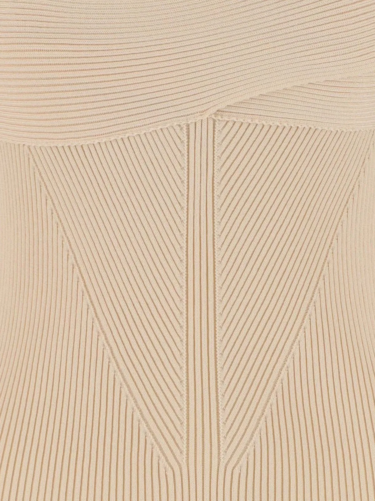 Pinko Sweetheart Ribbed-Knit Mini Dress