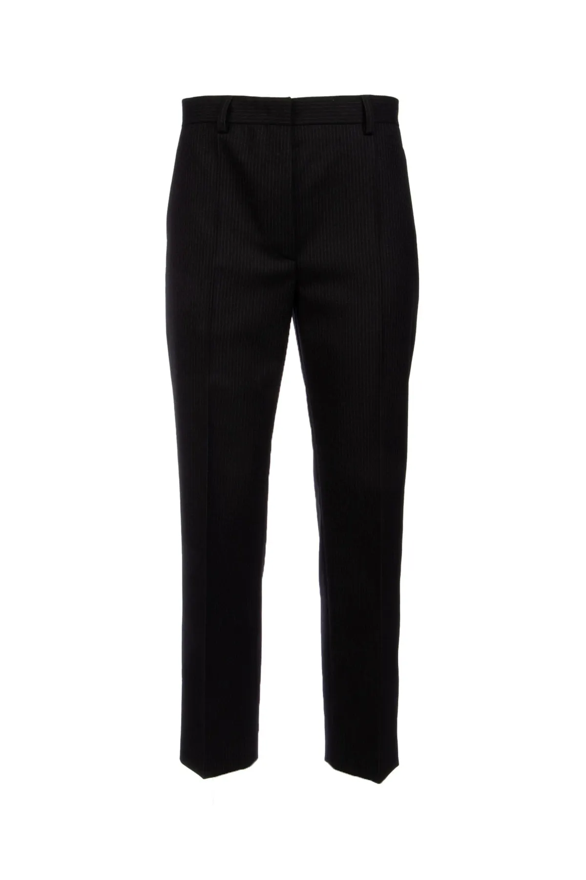 Prada Pinstriped Straight-Leg Pants