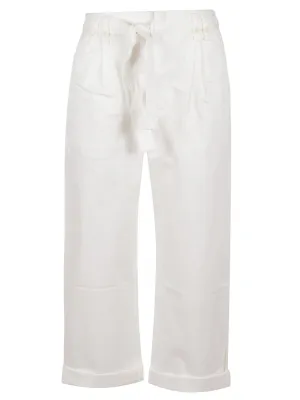 Proenza Schouler Tied Waist Wide Leg Trousers