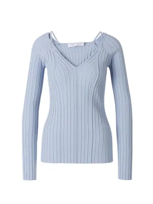Proenza Schouler White Label Ribbed V-Neck Sweater