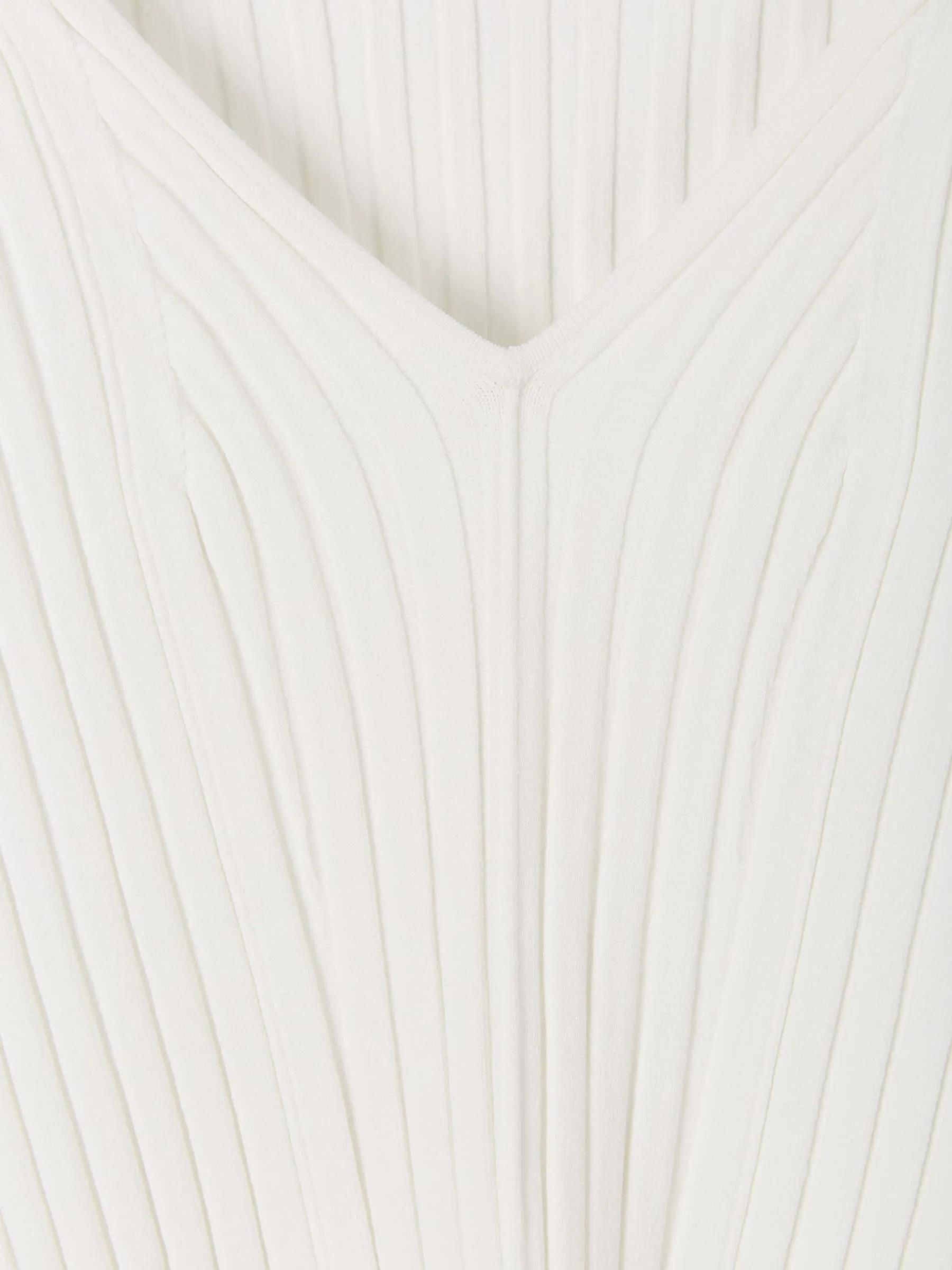 Proenza Schouler White Label Ribbed V-Neck Sweater