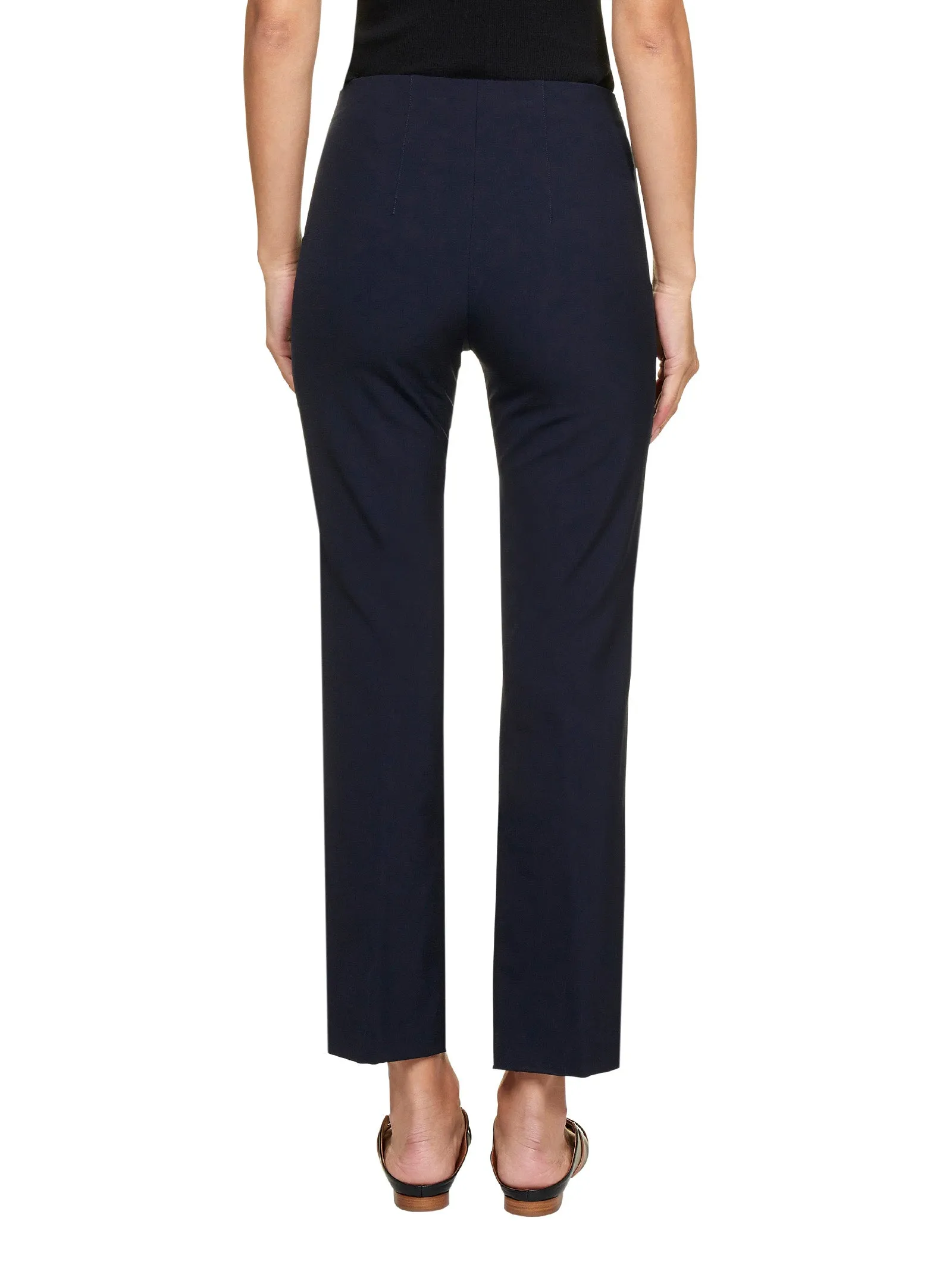 Pt01 Cropped Straight Leg Trousers