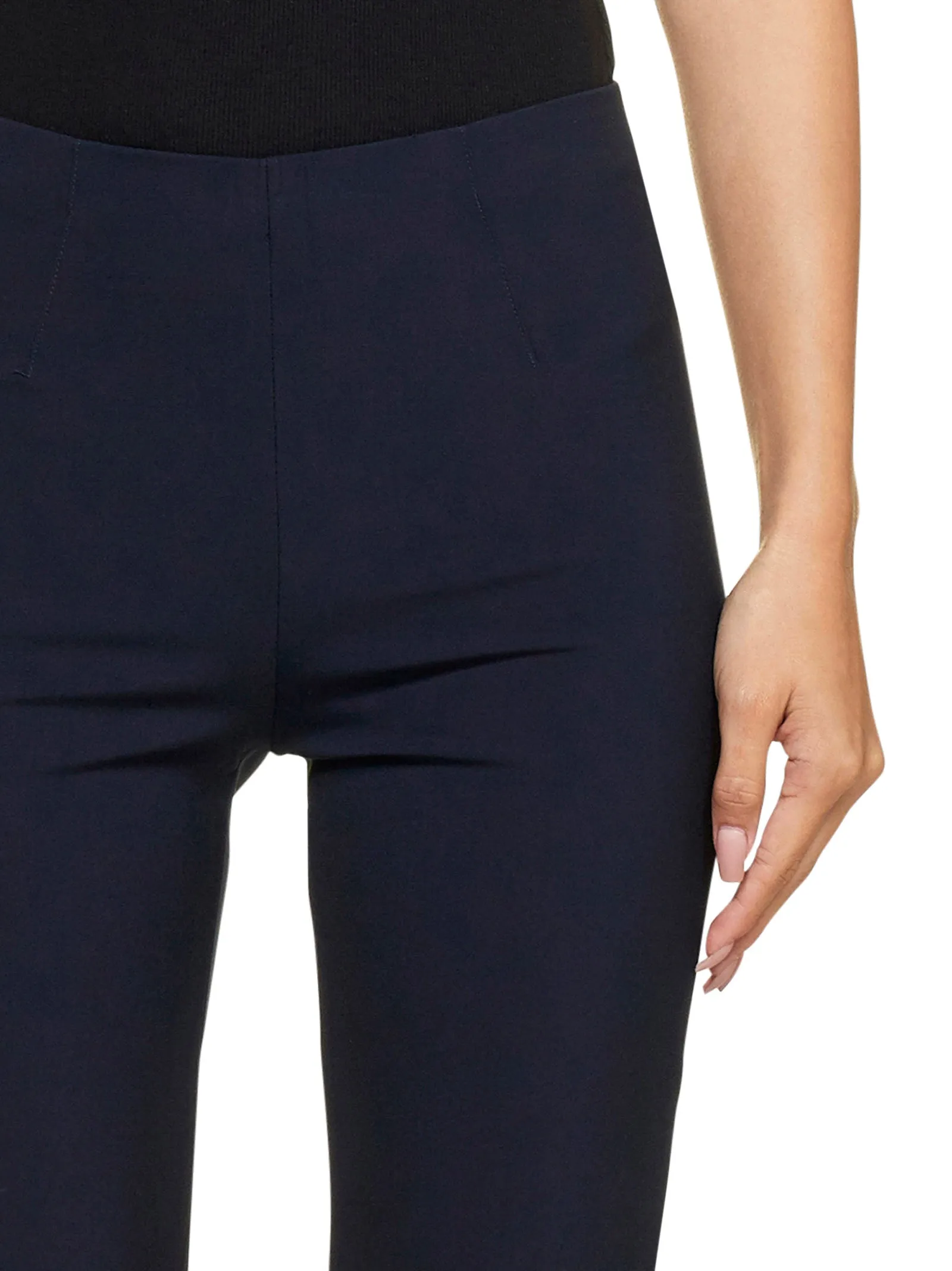 Pt01 Cropped Straight Leg Trousers