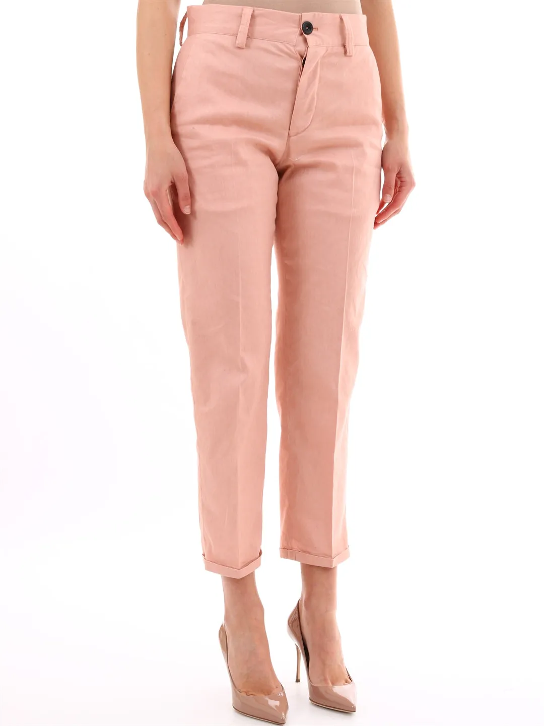 Pt01 High-Rise Bootcut Trousers