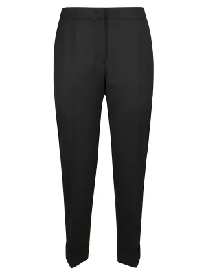 Pt01 High Waist Cropped Trousers