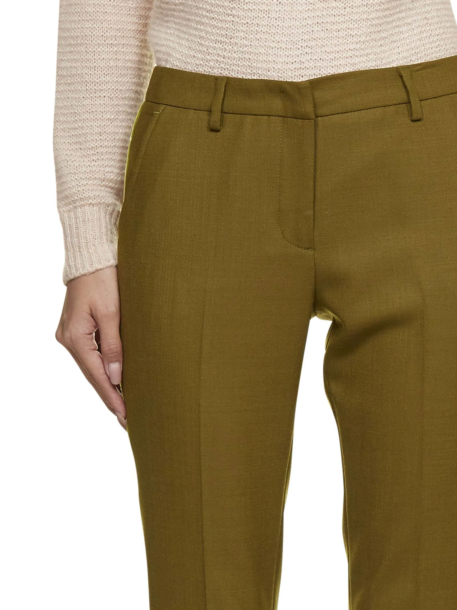 Pt01 Mid Rise Cropped Trousers