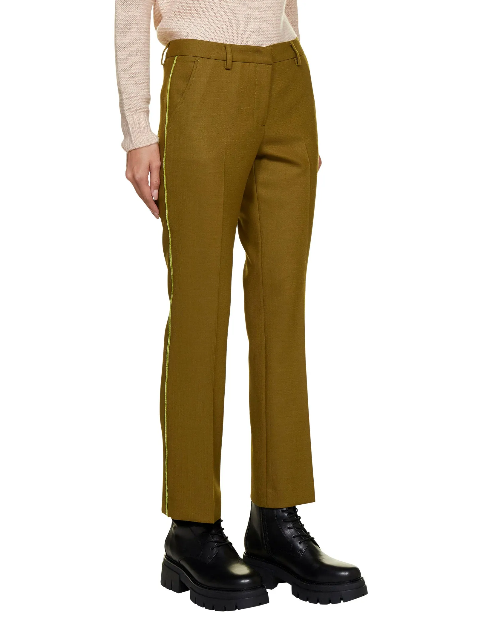 Pt01 Mid Rise Cropped Trousers