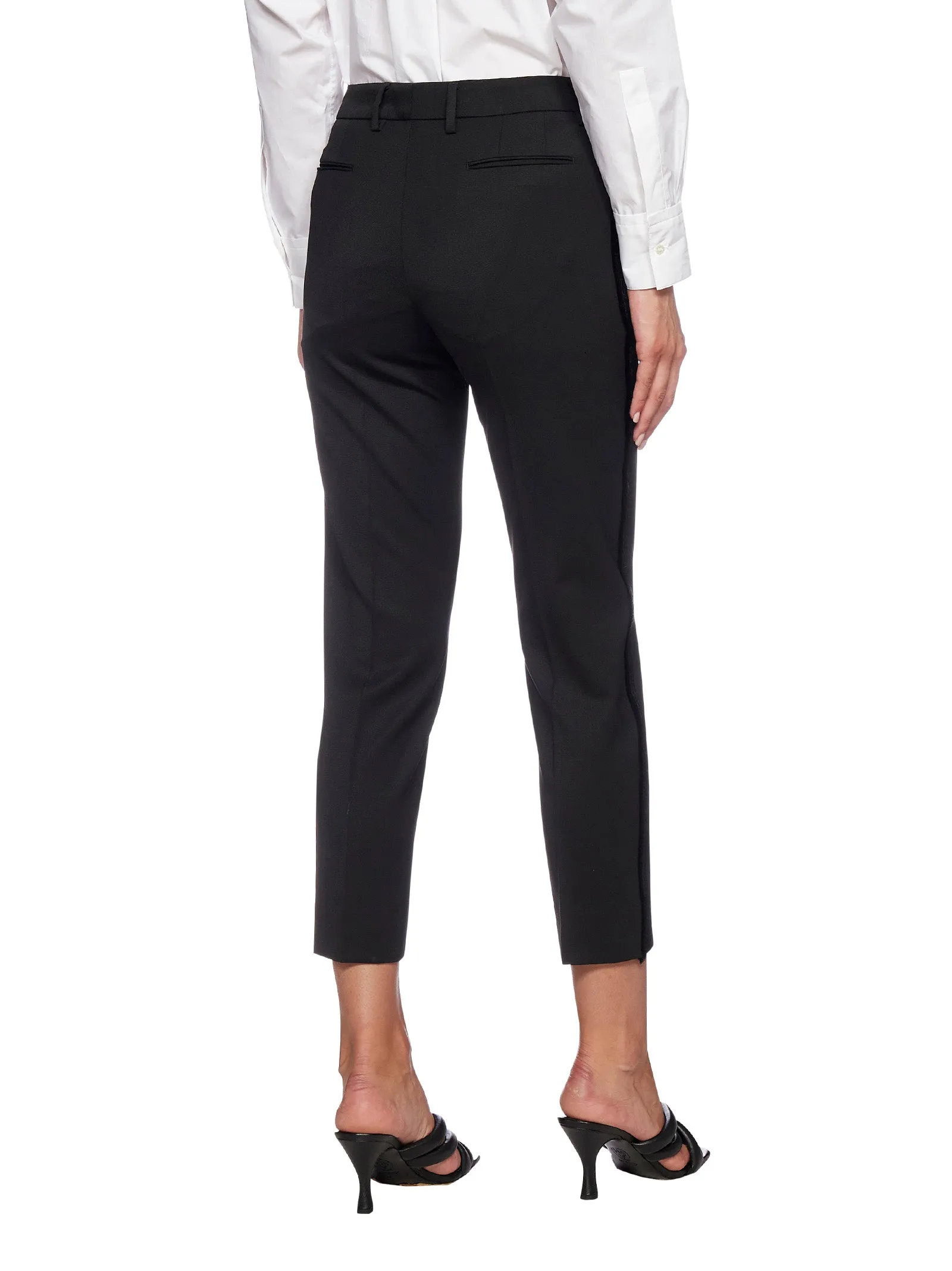 Pt01 Slim Fit Cropped Trousers