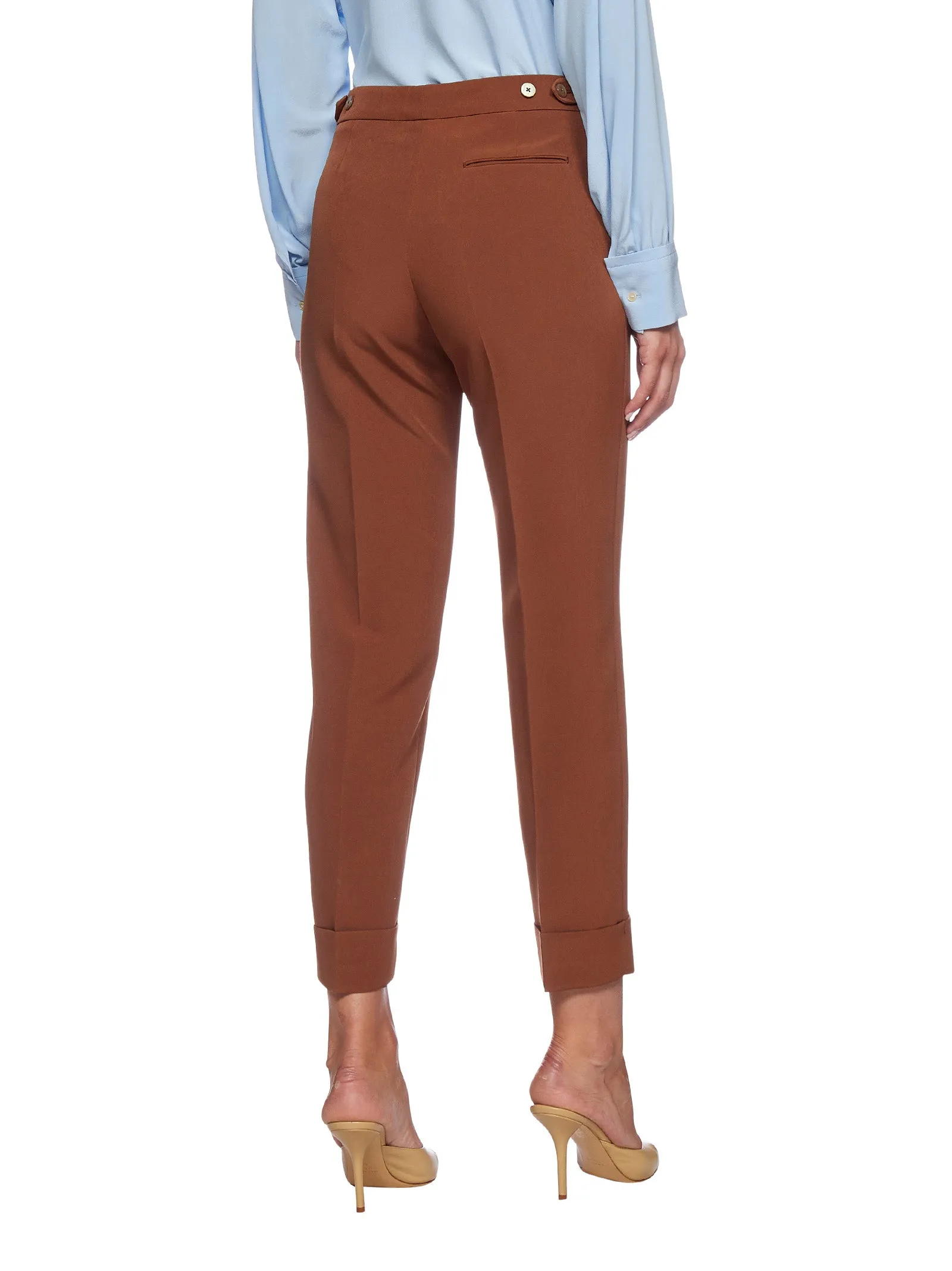 Pt01 Stretch Cropped Trousers