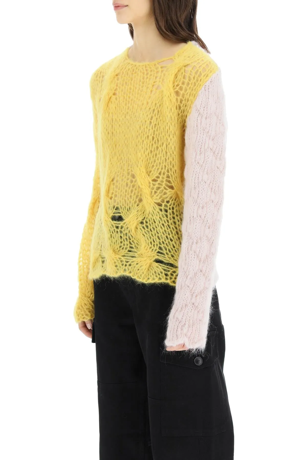 Raf Simons Distressed Effect Knit Jumper