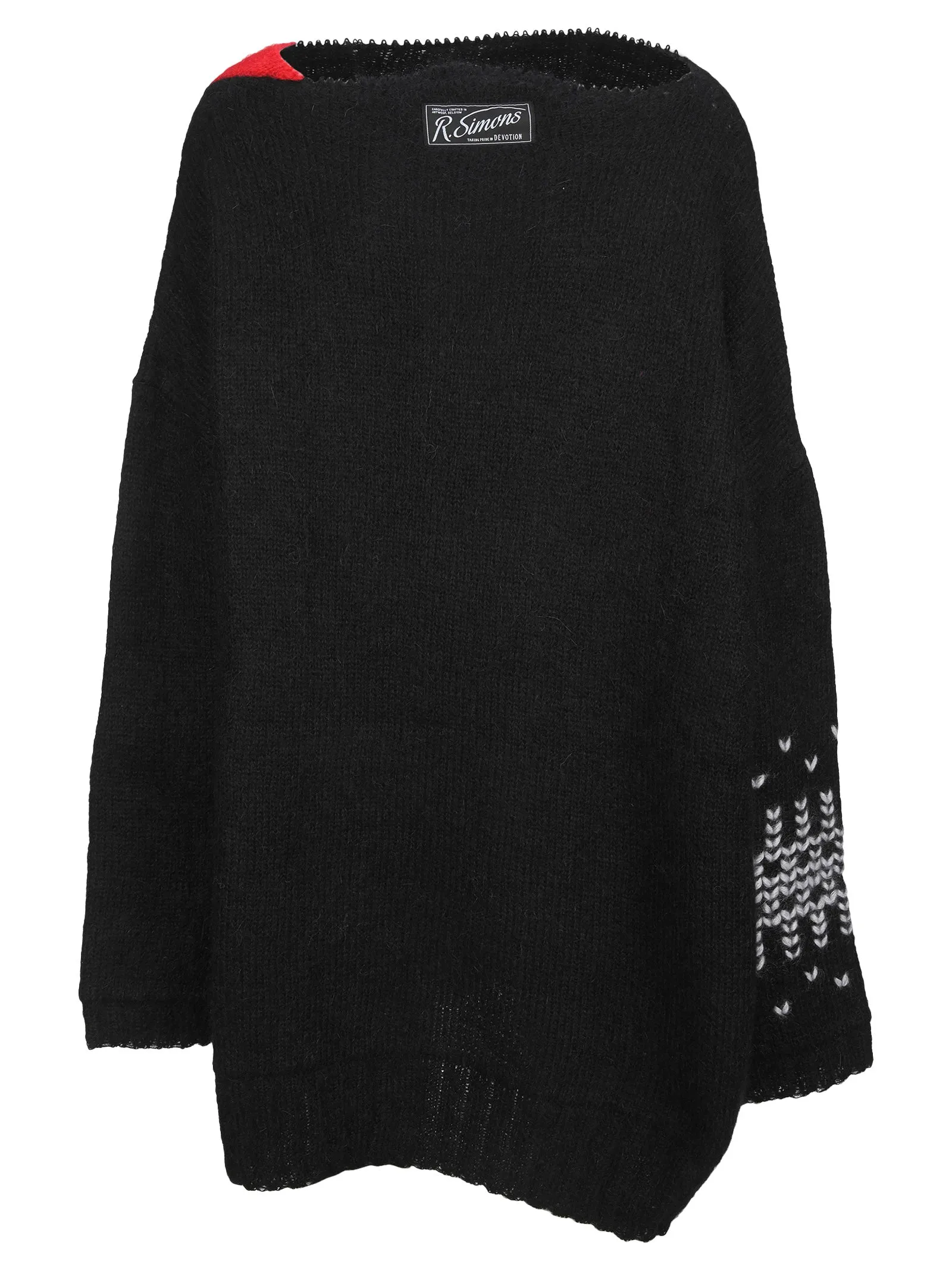 Raf Simons Frayed Edge Knit Jumper