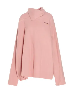 Raf Simons Logo Embroidered Knit Jumper