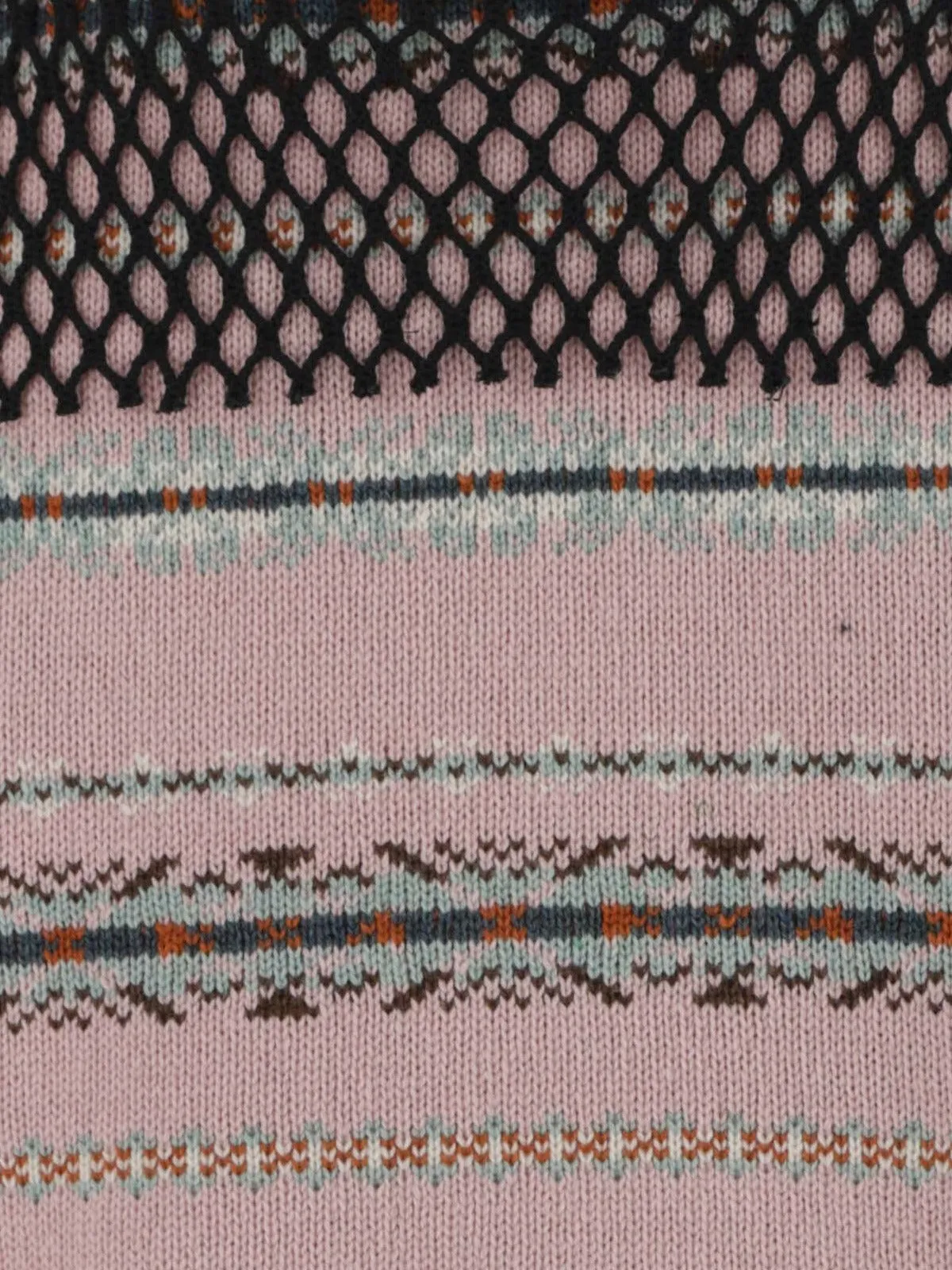 Raf Simons Mesh Detailed Knit Jumper