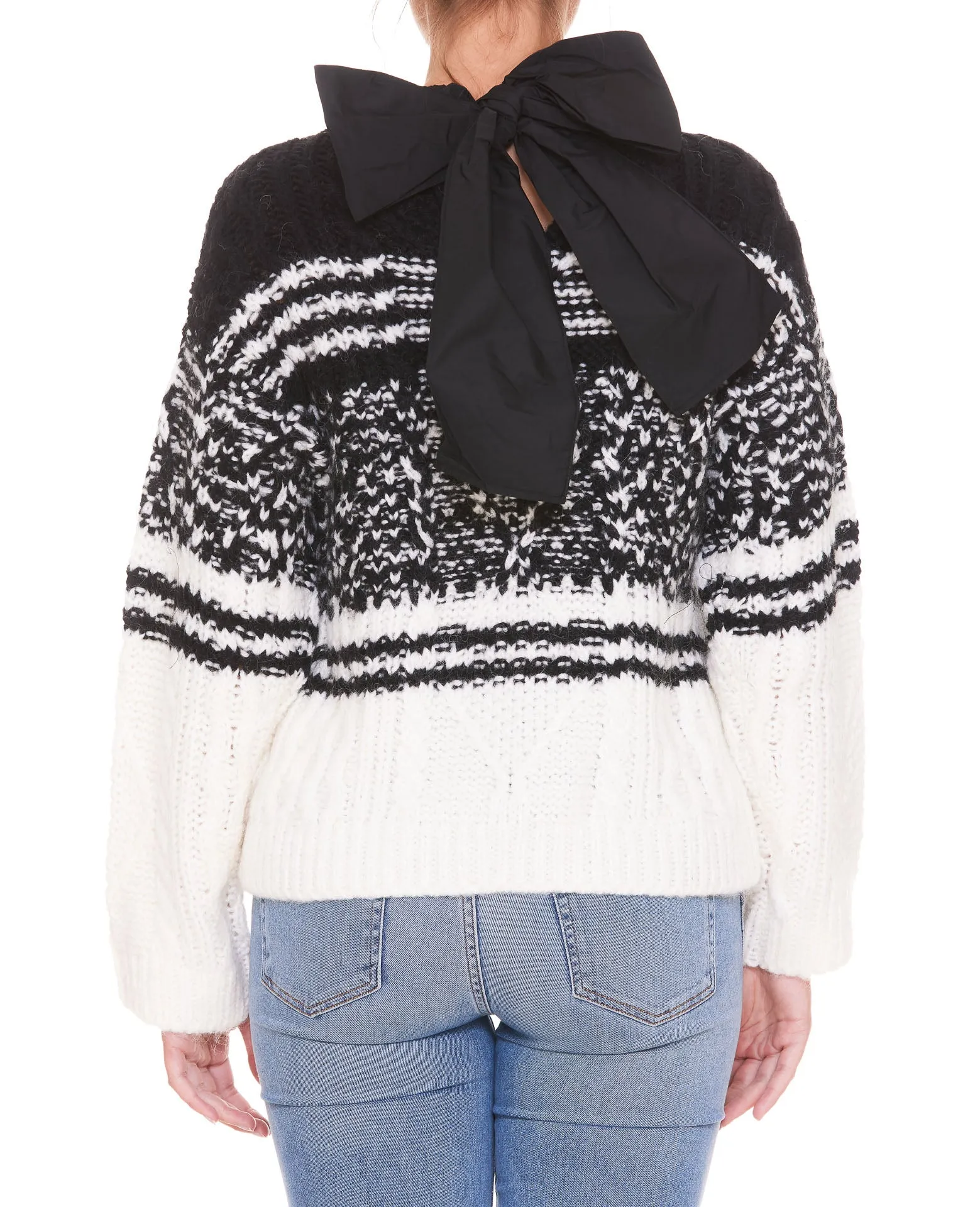 REDValentino Bow Detailed Knit Jumper