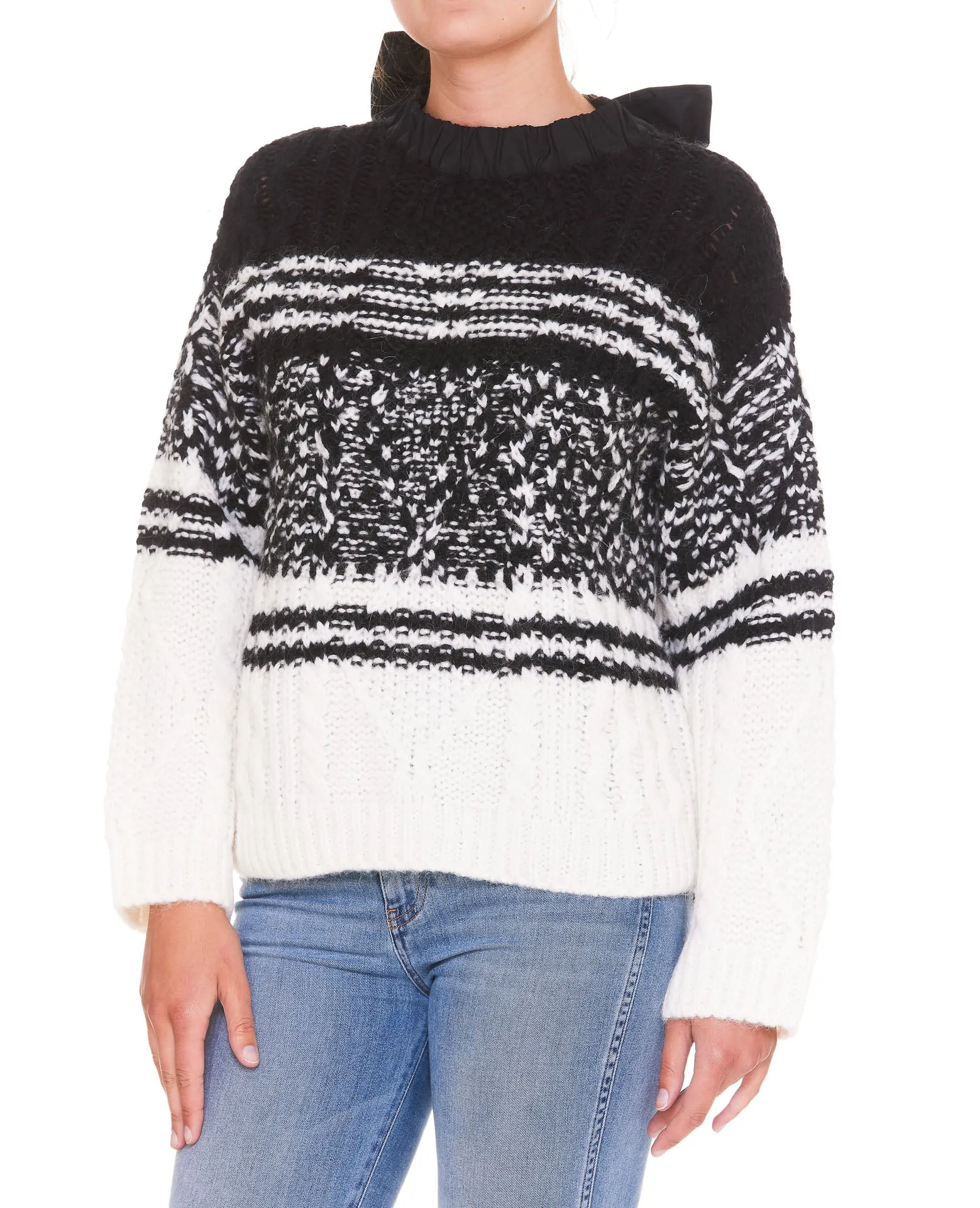 REDValentino Bow Detailed Knit Jumper