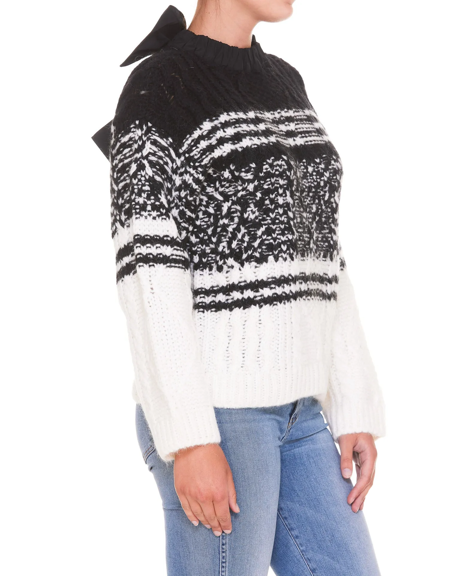 REDValentino Bow Detailed Knit Jumper