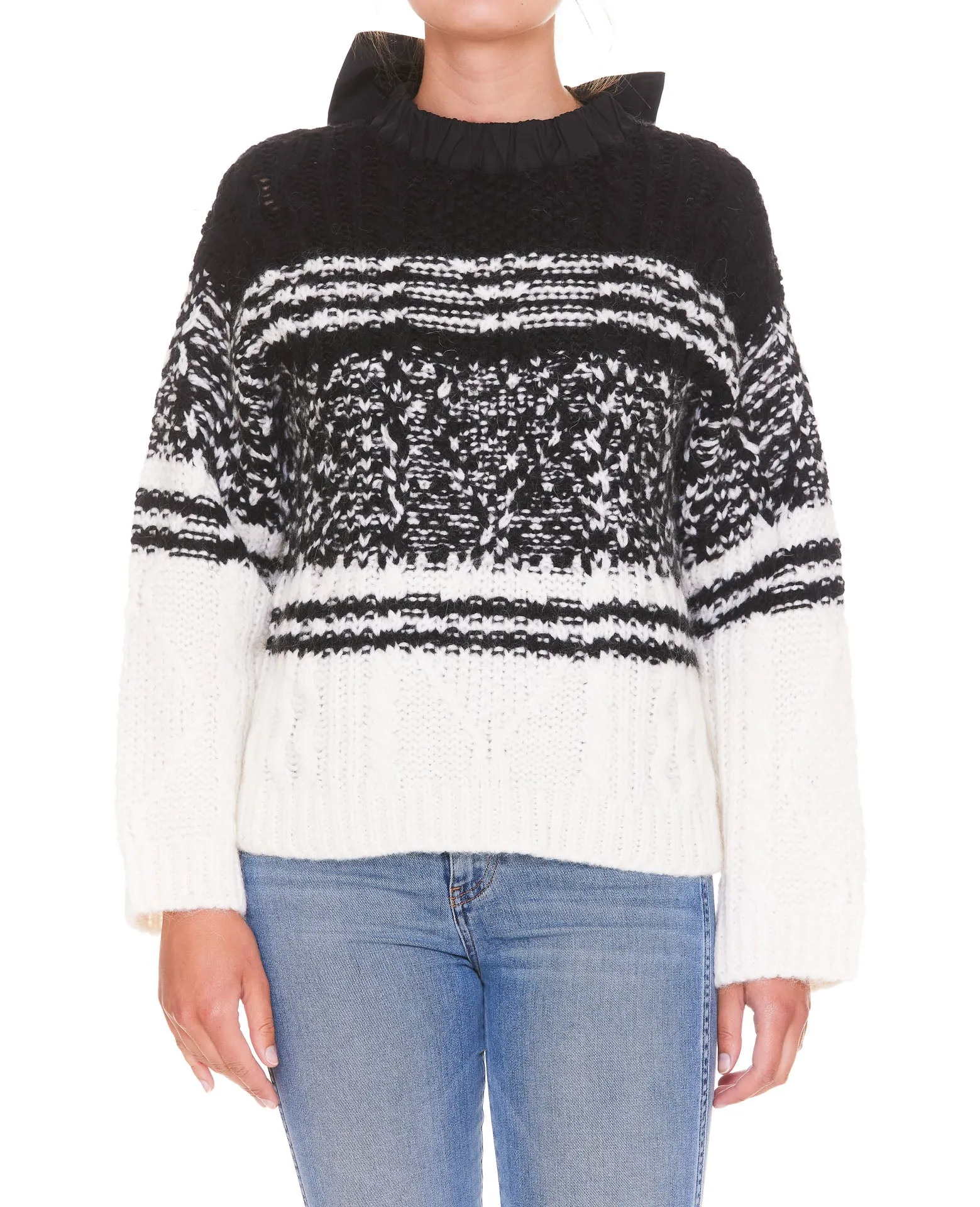 REDValentino Bow Detailed Knit Jumper