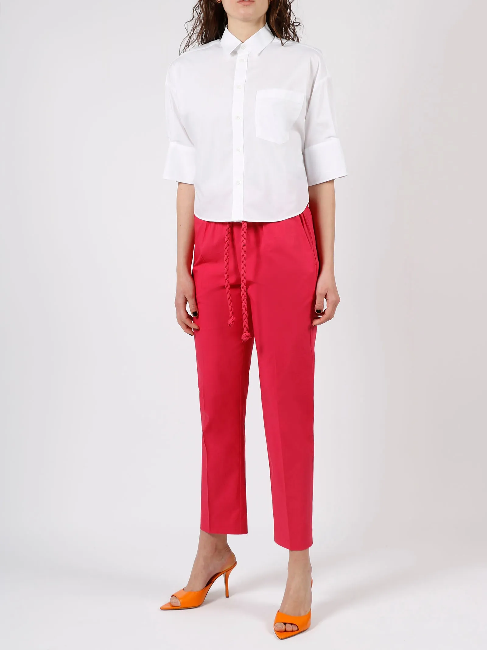 REDValentino Drawstring Straight Leg Trousers