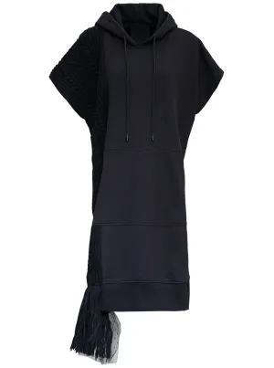 REDValentino Knit Detailed Hooded Dress
