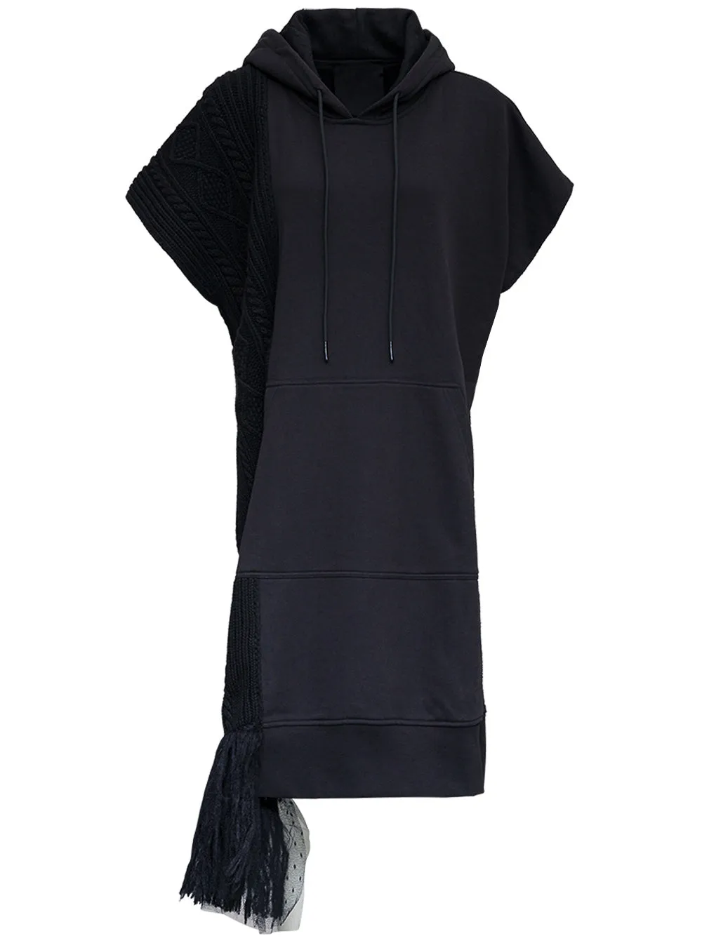 REDValentino Knit Detailed Hooded Dress