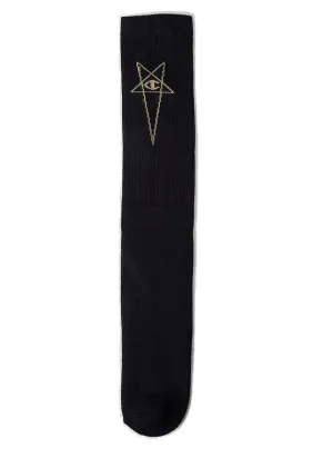 Rick Owens X Champion Pentagram Logo Socks