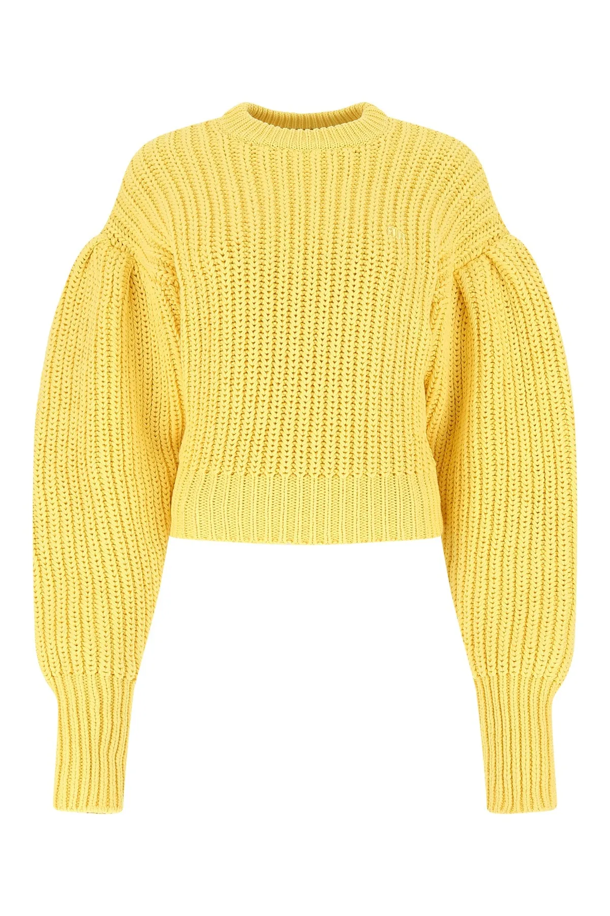 ROTATE Ballon-Sleeved Round Neck Sweater