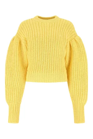 ROTATE Ballon-Sleeved Round Neck Sweater