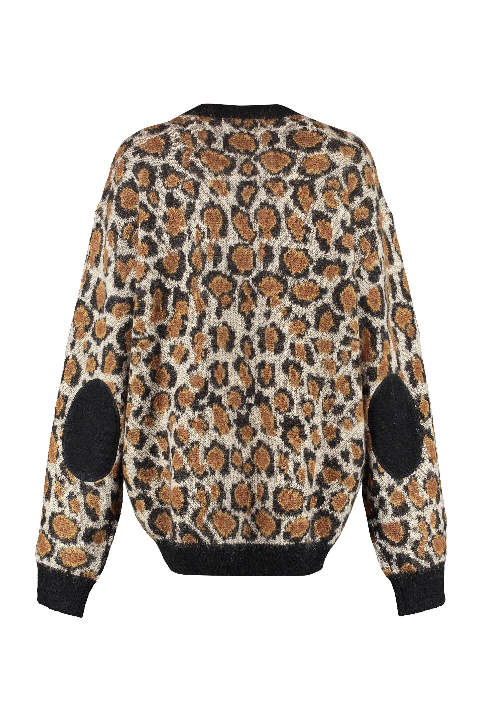 ROTATE Leopard Knit Jumper