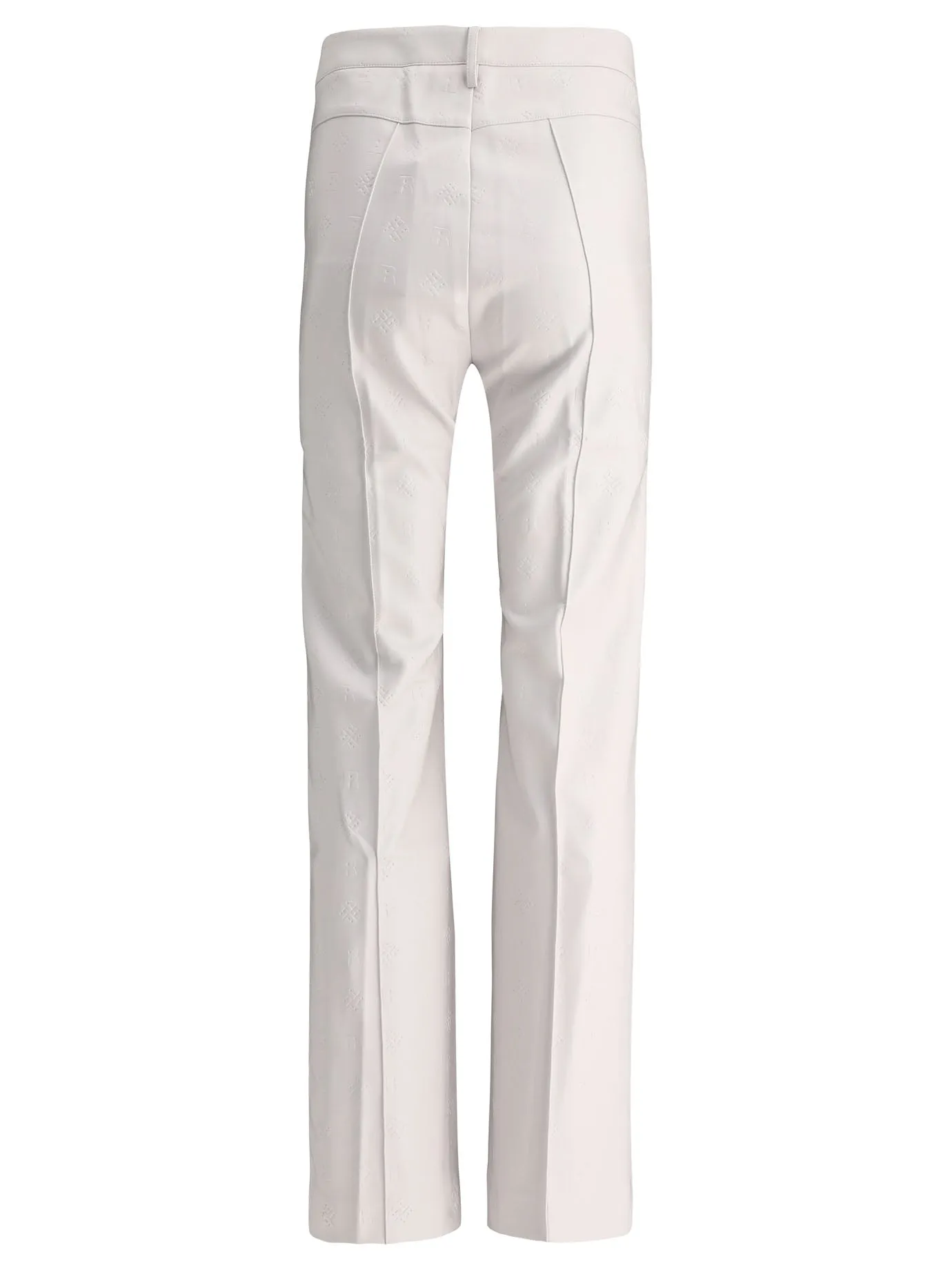 ROTATE Logo Monogram Embossed Trousers