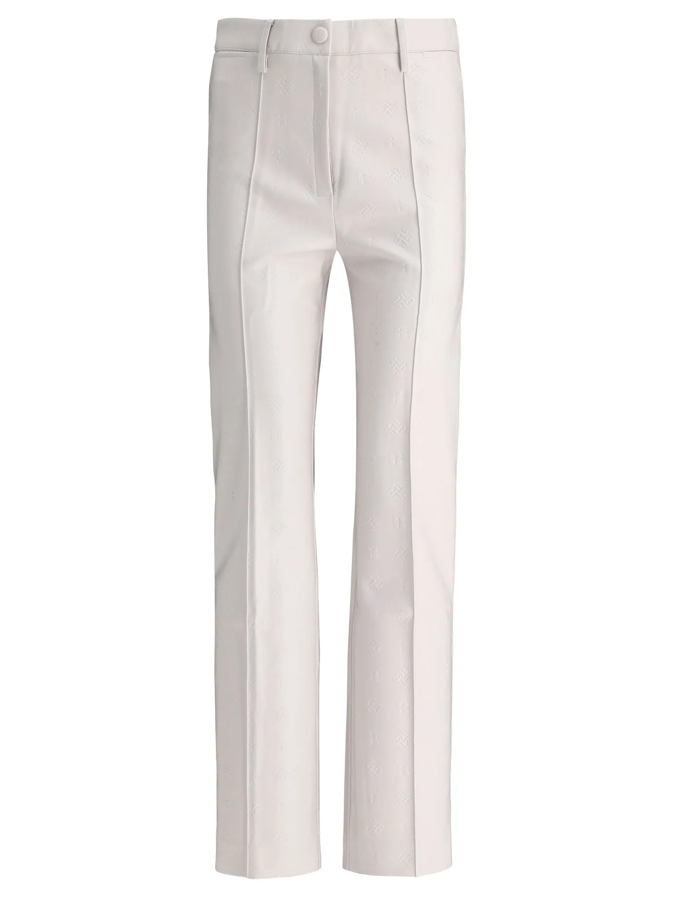 ROTATE Logo Monogram Embossed Trousers