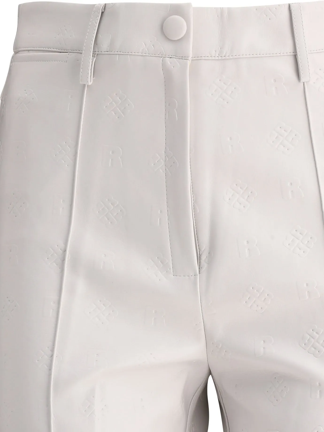 ROTATE Logo Monogram Embossed Trousers