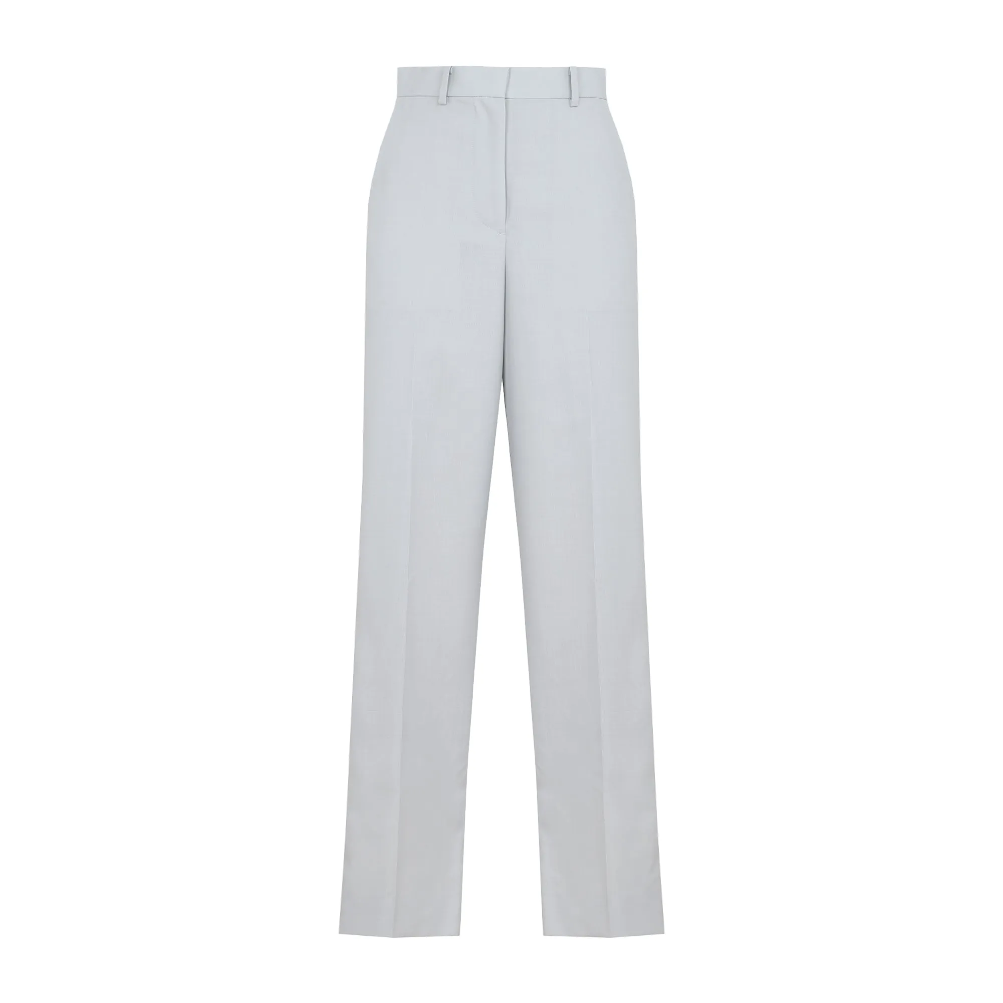 Sacai High Waist Straight Leg Tailored Pants