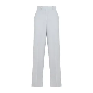 Sacai High Waist Straight Leg Tailored Pants
