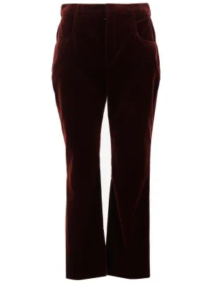 Saint Laurent Cropped Flared Pants