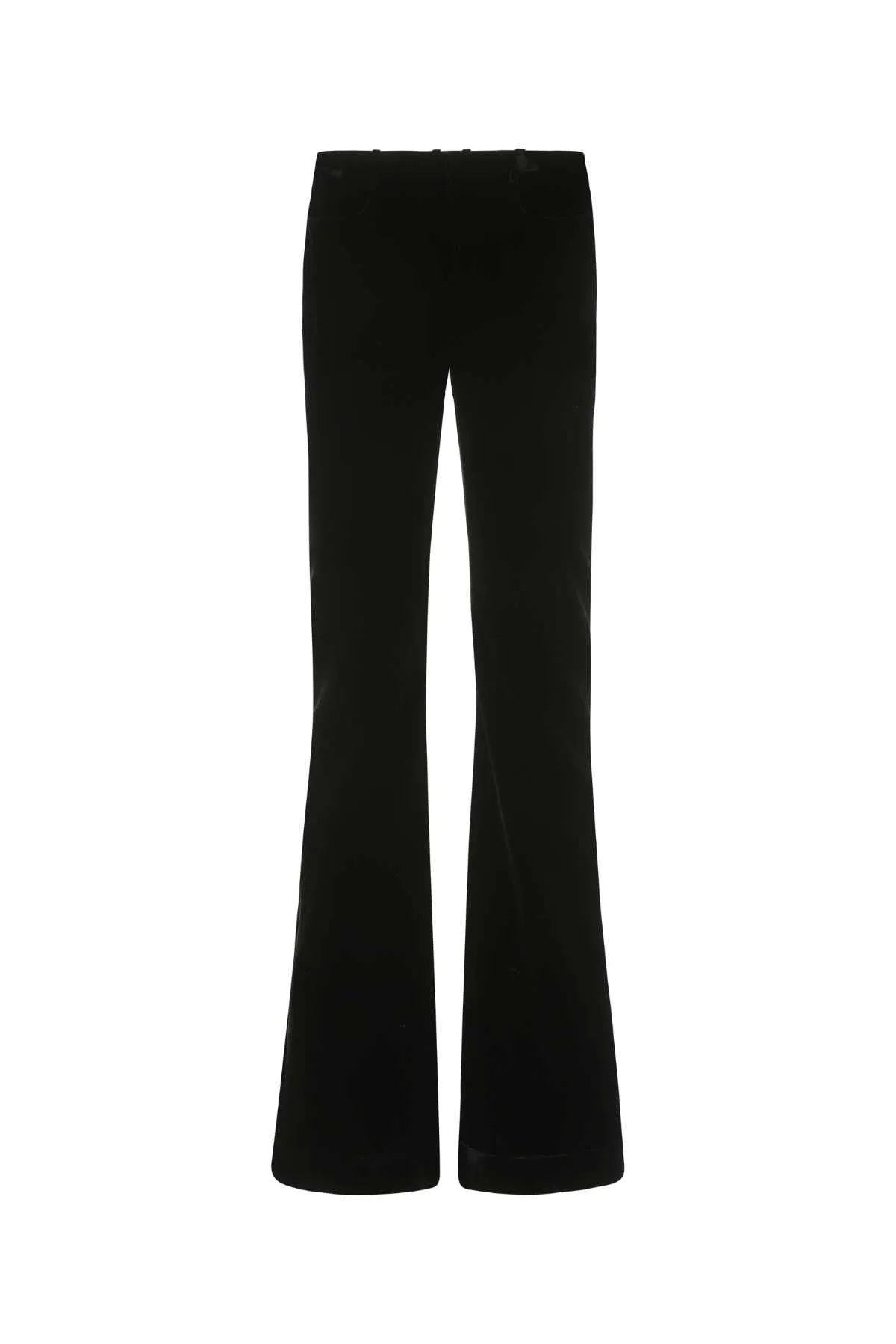 Saint Laurent Mid-Rise Flared Trousers