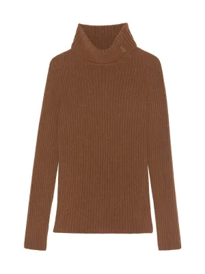 Saint Laurent Ribbed Turtleneck Sweater
