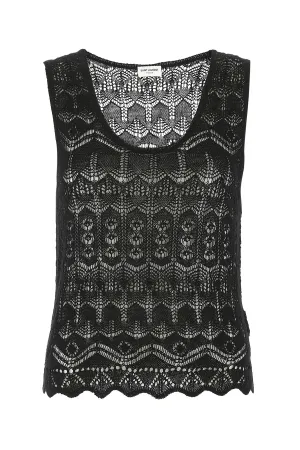 Saint Laurent Sleeveless Knit Top