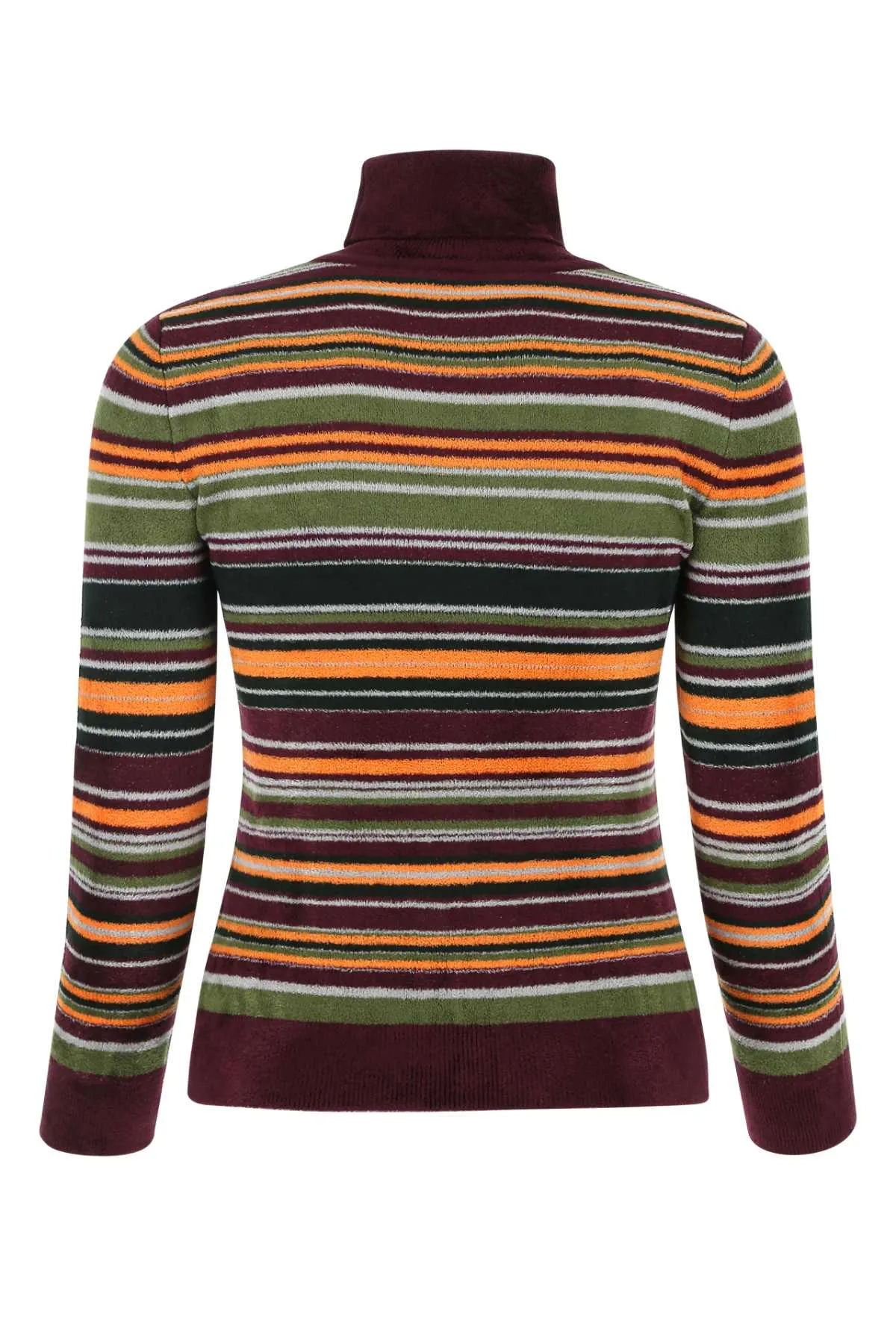 Saint Laurent Striped Turtleneck Sweater