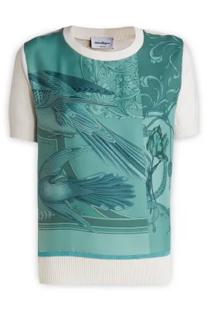 Salvatore Ferragamo Short-Sleeved Knitted Sweater
