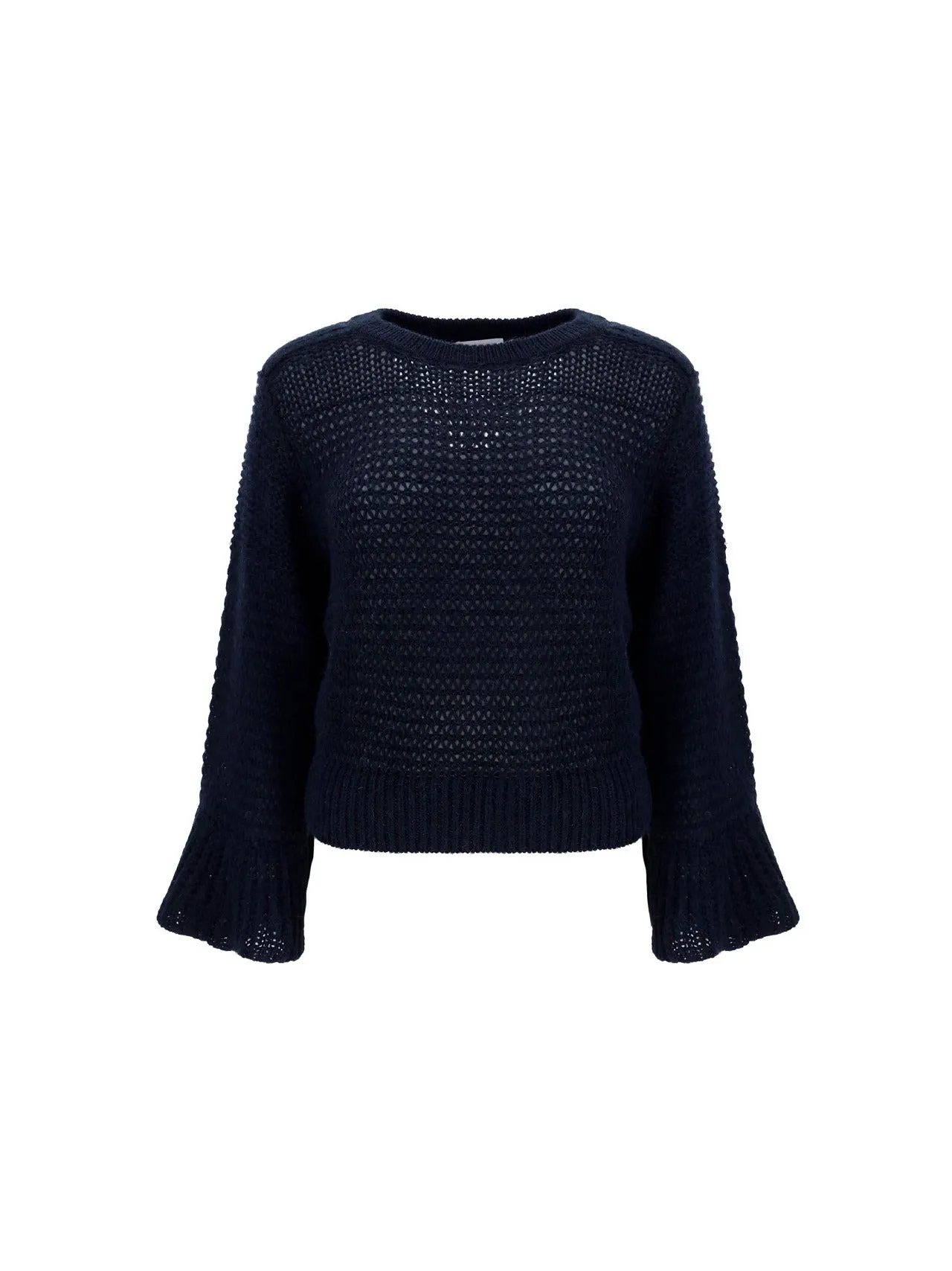 See By Chlo Bell Sleeved Cropped Sweater